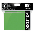 Ultra Pro - Eclipse Gloss Standard Sleeves 100pk - Lime Green - The Card Vault