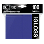 Ultra Pro - Eclipse Gloss Standard Sleeves 100pk - Royal Purple - The Card Vault