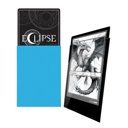 Ultra Pro - Eclipse Gloss Standard Sleeves 100pk - Sky Blue - The Card Vault