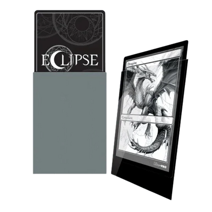 Ultra Pro - Eclipse Gloss Standard Sleeves 100pk - Smoke Grey - The Card Vault