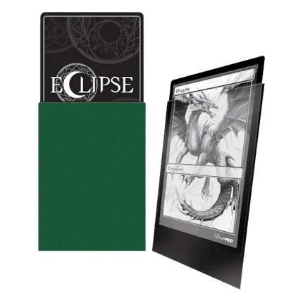 Ultra Pro - Eclipse Standard Matte Sleeves 100pk - Forest Green - The Card Vault