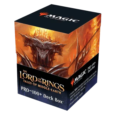 Ultra Pro - MTG: The Lord Of The Rings: Tales Of Middle-Earth - 100+ Deck Box 3 Featuring: Sauron - The Card Vault
