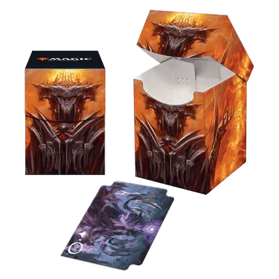 Ultra Pro - MTG: The Lord Of The Rings: Tales Of Middle-Earth - 100+ Deck Box 3 Featuring: Sauron - The Card Vault