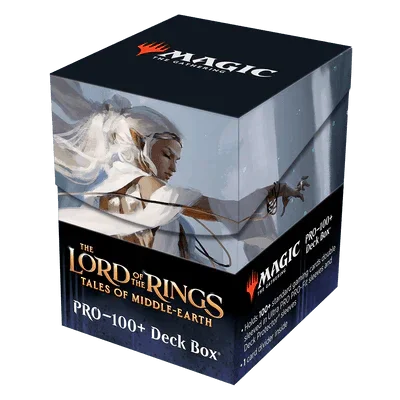 Ultra Pro - MTG: The Lord Of The Rings: Tales Of Middle-Earth - 100+ Deck Box C Featuring: Galadriel - The Card Vault