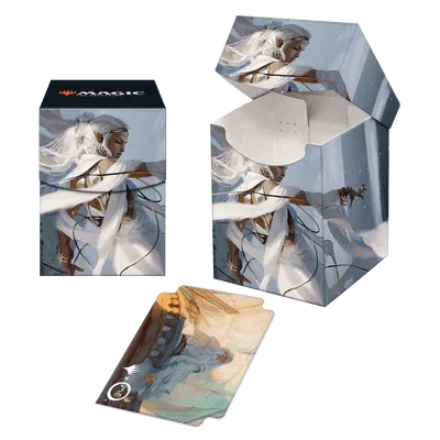 Ultra Pro - MTG: The Lord Of The Rings: Tales Of Middle-Earth - 100+ Deck Box C Featuring: Galadriel - The Card Vault