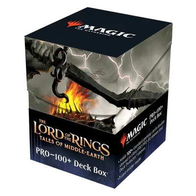 Ultra Pro - MTG: The Lord Of The Rings: Tales Of Middle-Earth - 100+ Deck Box D Featuring: Sauron - The Card Vault