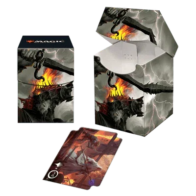 Ultra Pro - MTG: The Lord Of The Rings: Tales Of Middle-Earth - 100+ Deck Box D Featuring: Sauron - The Card Vault