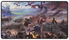Ultra Pro - MTG: The Lord Of The Rings: Tales Of Middle-Earth - Black Stitched Playmat Featuring: Borderless Scene - The Card Vault
