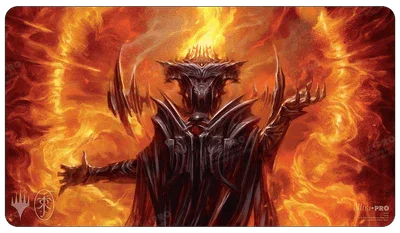 Ultra Pro - MTG: The Lord Of The Rings: Tales Of Middle-Earth - Playmat 3 Featuring: Sauron - The Card Vault