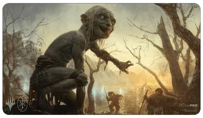 Ultra Pro - MTG: The Lord Of The Rings: Tales Of Middle-Earth - Playmat 9 Featuring: Smeagol - The Card Vault