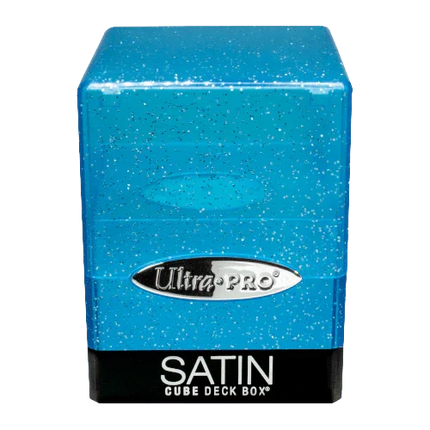 Ultra Pro - Satin Cube Deck Box - Glitter Blue - The Card Vault