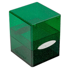 Ultra Pro - Satin Cube Deck Box - Glitter Green - The Card Vault