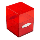 Ultra Pro - Satin Cube Deck Box - Glitter Red - The Card Vault