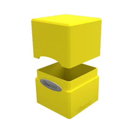 Ultra Pro - Satin Cube Deck Box - Lemon Yellow - The Card Vault