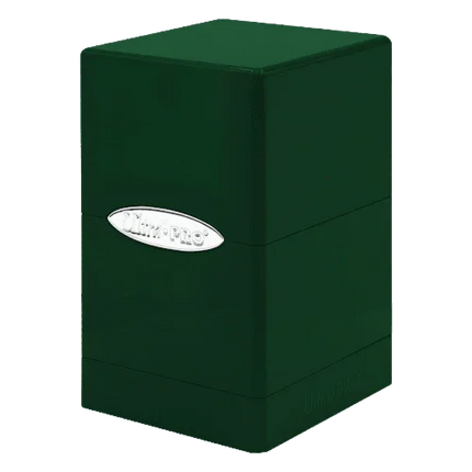 Ultra Pro - Satin Tower Deck Box - Hi-Gloss Emerald - The Card Vault