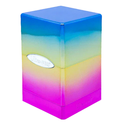 Ultra Pro - Satin Tower Deck Box - Hi-Gloss Rainbow - The Card Vault
