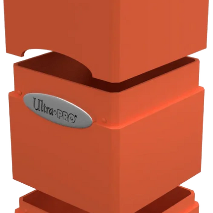 Ultra Pro - Satin Tower Deck Box - Pumpkin Orange - The Card Vault