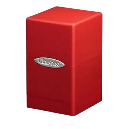 Ultra Pro - Satin Tower Deck Box - Red - The Card Vault