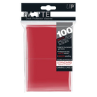 Ultra Pro - Standard Pro Matte Card Sleeves 100pk - Red - The Card Vault
