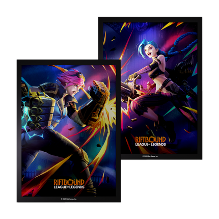 Riftbound: League of Legends TCG - Set 04 - Vendetta - Art Sleeves - Vi vs Jinx (100pk)