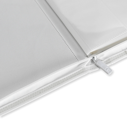 Vault X - 9-Pocket Exo-Tec® Zip Binder - White Edition