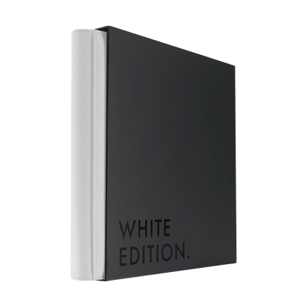 Vault X - 12-Pocket Exo-Tec® Zip Binder - White Edition