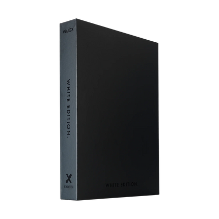 Vault X - 9-Pocket Exo-Tec® Zip Binder - White Edition