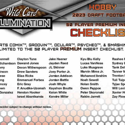 Wild Card - 2023 Alumination Draft Pick American Football (NFL) - Hobby Box - The Card Vault