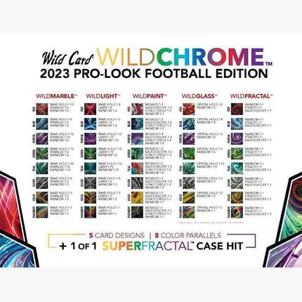 Wild Card - 2023 WildChrome Pro-Look American Football (NFL) - Hobby Box - The Card Vault