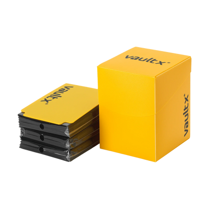 Vault X - Large Deck Box With 150 Sleeves - Yellow