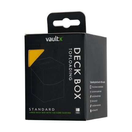 Vault X - Large Deck Box With 150 Sleeves - Yellow