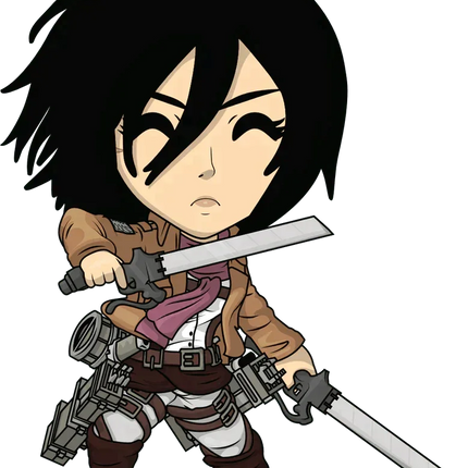 Youtooz - Attack on Titan - Mikasa Vinyl Figure #1 - The Card Vault