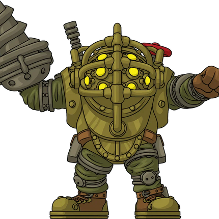 Youtooz - Bioshock - Big Daddy Vinyl Figure #0 - The Card Vault