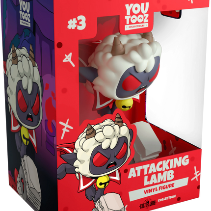 Youtooz - Cult Of The Lamb - Attacking Lamb Vinyl Figure #2 - The Card Vault