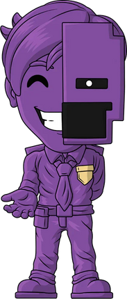 Youtooz - Five Nights at Freddy’s - Purple Guy Vinyl Figure #15 - The Card Vault