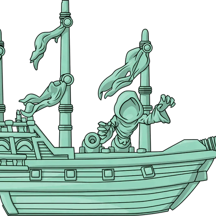 Youtooz - Sea of Thieves - Ghost Ship Vinyl Figure #7 - The Card Vault