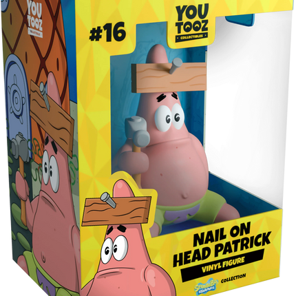 Youtooz - SpongeBob SquarePants - Nail on Head Patrick Vinyl Figure #16 - The Card Vault