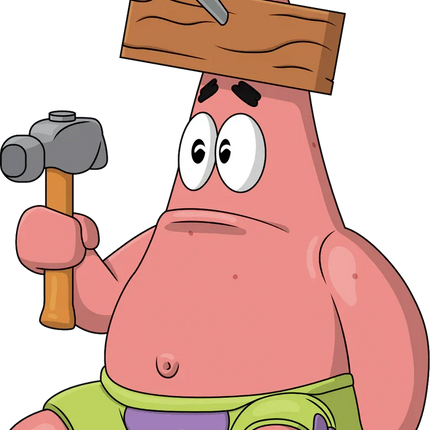 Youtooz - SpongeBob SquarePants - Nail on Head Patrick Vinyl Figure #16 - The Card Vault
