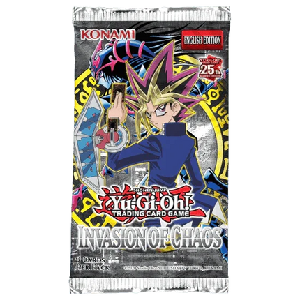 Yu-Gi-Oh! - 25th Anniversary - Invasion of Chaos Booster Pack - The Card Vault