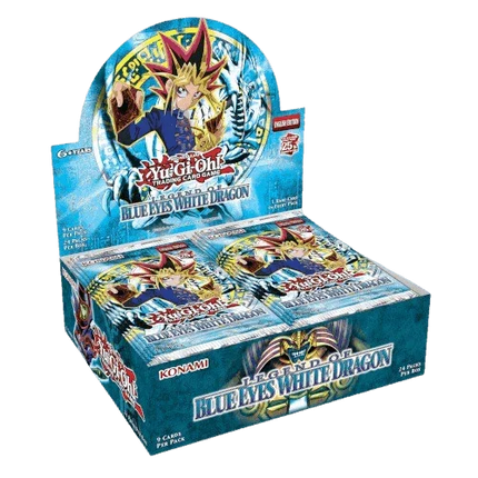 Yu-Gi-Oh! - 25th Anniversary - Legend of Blue Eyes White Dragon - Display Case (12x Booster Boxes) - The Card Vault