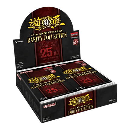 Yu-Gi-Oh! TCG - 25th Anniversary Rarity Collection - Display Case (12x Booster Boxes) - The Card Vault