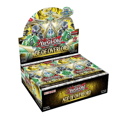 Yu-Gi-Oh! TCG - Age Of Overlord - Display Case (12x Booster Boxes) - The Card Vault