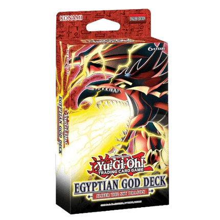 Yu-Gi-Oh! TCG - Egyptian God - Slifer The Sky Dragon Structure Deck (Unlimited Edition) - Display Case (8x Decks) - The Card Vault