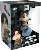 Youtooz - Attack on Titan - Spinning Levi Vinyl Figure #7 - The Card Vault